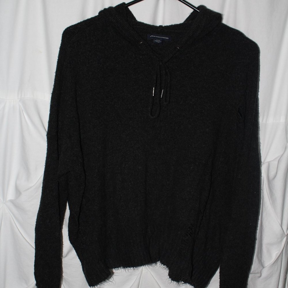 American Eagle Cashmere Distressed Hoodie